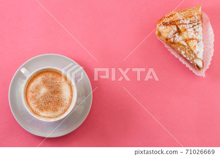 A cup of coffee with cookies. A cup of coffee with cookies. 71026669