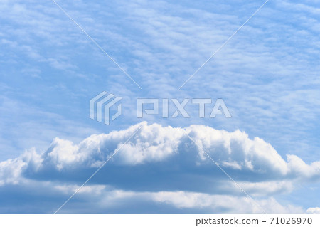 Clouds blurred in the sky on a summer sunny day Clouds blurred in the sky on a summer sunny day 71026970