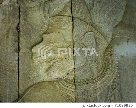 Angkor Wat wall sculpture Angkor Wat wall sculpture 71029950