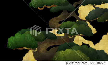 Japanese style pine background-there are multiple variations Japanese style pine background-there are multiple variations 71030224
