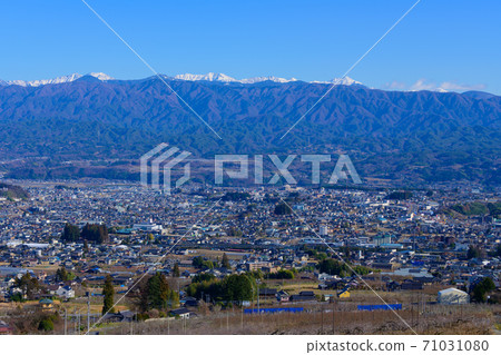Iida City, Nagano Prefecture Southern Alps and Iida City Iida City, Nagano Prefecture Southern Alps and Iida City 71031080