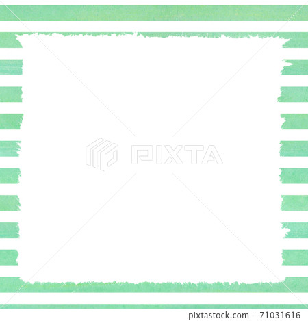 Square green and white border background - Stock Illustration [71031616 ...