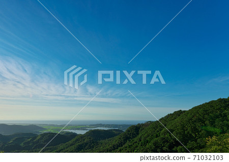 《鳥取縣》石山博智觀景台眺望的風景 71032103