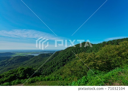 《鳥取縣》石山博智觀景台眺望的風景 71032104