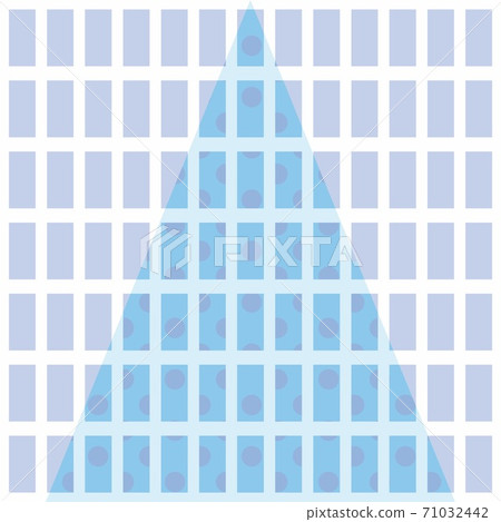 點陣圖案三角形 71032442