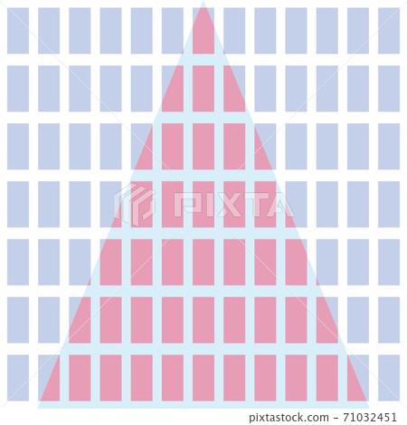 格子三角形圖案 71032451