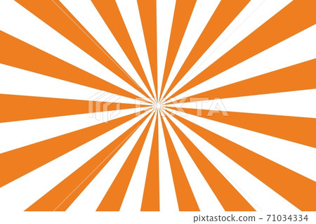 Orange starburst rays on white background. - Stock Illustration ...