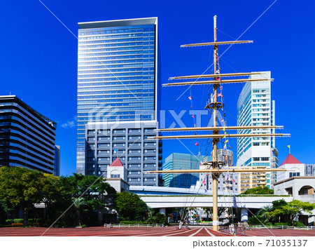 從竹芝碼頭看的東京港口城市竹芝[東京的都市風光] 71035137