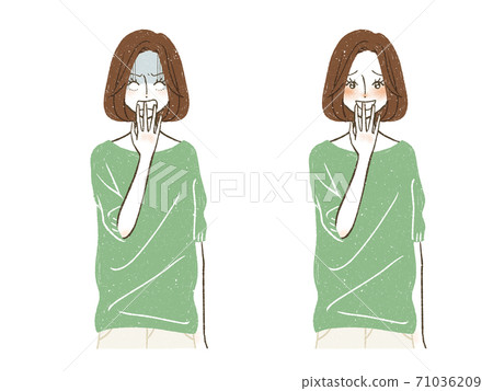 震驚婦女的婦女高興 71036209