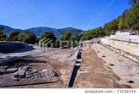 Ruins of ancient stageira city in Halkidiki, Greece Ruins of ancient stageira city in Halkidiki, Greece 71036743