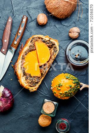 Wellington pumpkin,autumn food 71036870