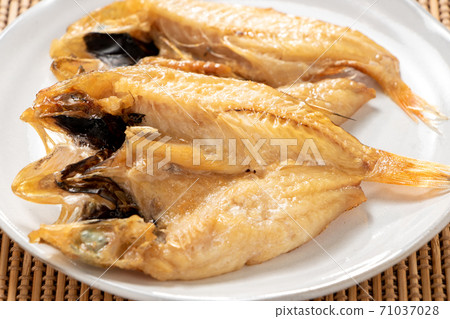 Opening Of Nodoguro Blackthroat Seaperch Stock Photo