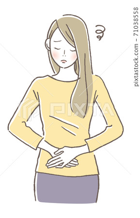 A woman who is sick A woman who is sick 71038558