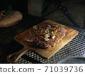 Night BBQ camping meal 71039736