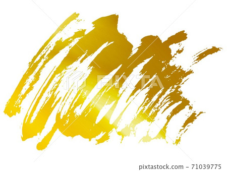 Gold brush - Stock Illustration [71039775] - PIXTA