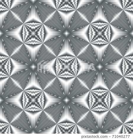 Grey pattern with beautiful floral ornament 71040277