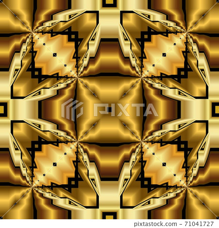 Golden luxury seamless pattern with simple geometric ornate for brand, product, gift or card background Golden luxury seamless pattern with simple geometric ornate for brand, product, gift or card background 71041727