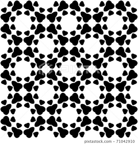 Black and white pattern with simple form, geometric texture, retro, vintage ornament Black and white pattern with simple form, geometric texture, retro, vintage ornament 71042910