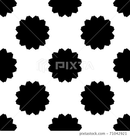 Black and white pattern with simple form, geometric texture, retro, vintage ornament Black and white pattern with simple form, geometric texture, retro, vintage ornament 71042921