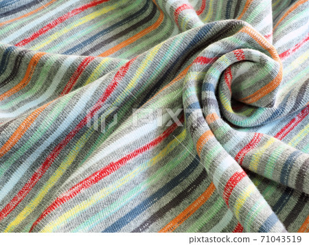 Striped fabric colorful fabric 71043519