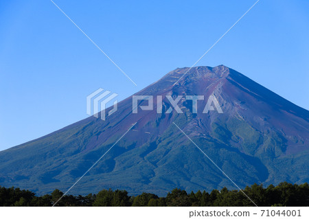 富士山吉田口山步道 照片素材 圖片 圖庫