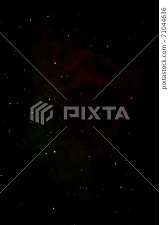 Star field in space and a nebulae. 3D rendering Star field in space and a nebulae. 3D rendering 71044636
