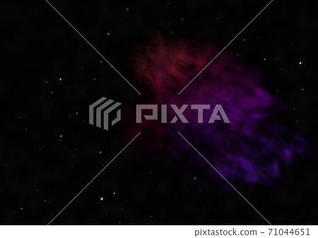 Star field and distant cold space nebula. Star field and distant cold space nebula. 71044651