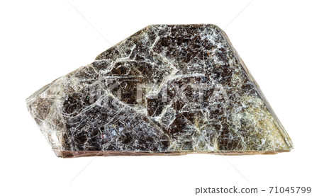 raw laminas of muscovite (common mica) isolated 71045799