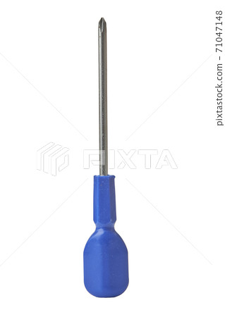 screwdriver with a dark blue black handle screwdriver with a dark blue black handle 71047148