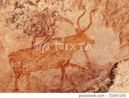 Rock paintings of Tassili N'Ajjer, Algeria Rock paintings of Tassili N'Ajjer, Algeria 71047295