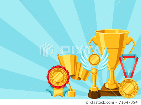 Awards and trophy illustration. Awards and trophy illustration. 71047354