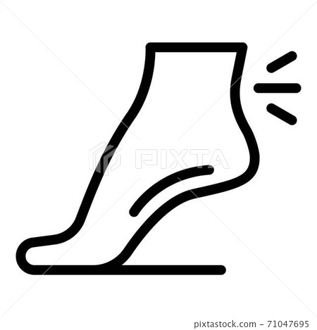 Joint pain legs icon, outline style Joint pain legs icon, outline style 71047695
