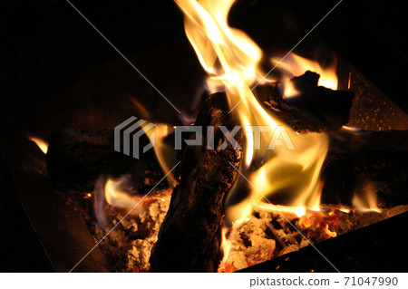 Image of burning flame 71047990