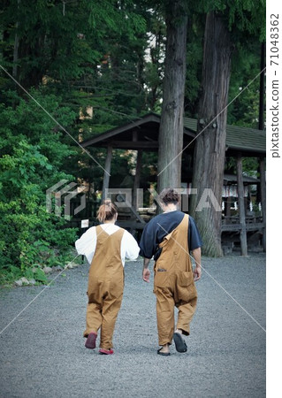 Dignified and quiet Shinshu Azumino Hotaka Shrine Dignified and quiet Shinshu Azumino Hotaka Shrine 71048362