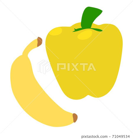 Yellow food icon, isometric style 71049534