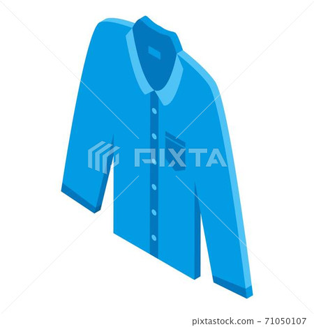 Man jeans shirt icon, isometric style Man jeans shirt icon, isometric style 71050107