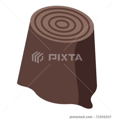 Cutted tree icon, isometric style - Stock Illustration [71050207] - PIXTA