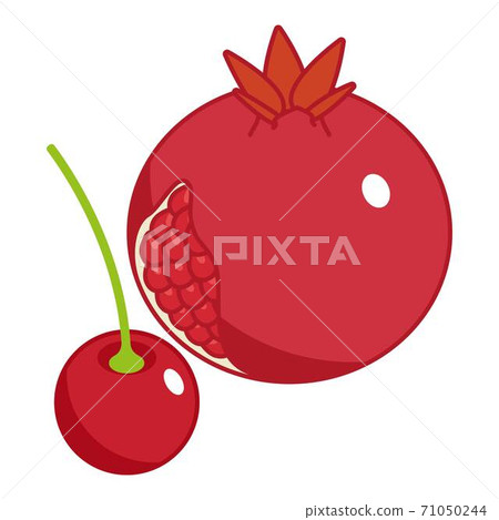 Red fruit icon, isometric style 71050244