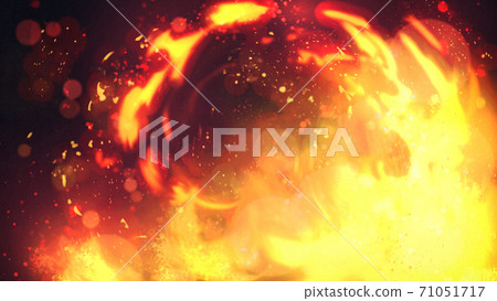 燃燒的火焰的背景 71051717