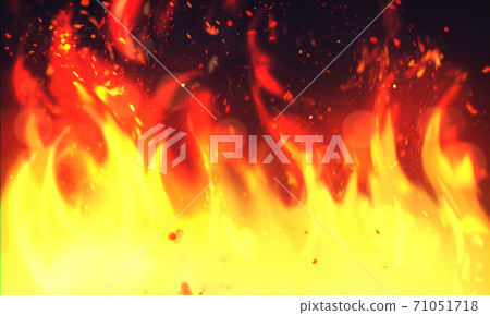 燃燒的火焰的背景 燃燒的火焰的背景 71051718