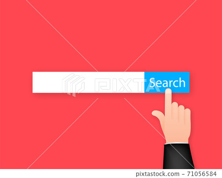Set Search bar vector element design, set of... - Stock Illustration ...