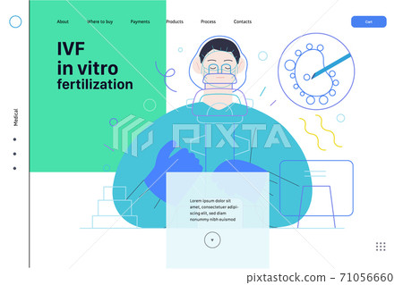 Test tube baby - medical insurance illustration Test tube baby - medical insurance illustration 71056660