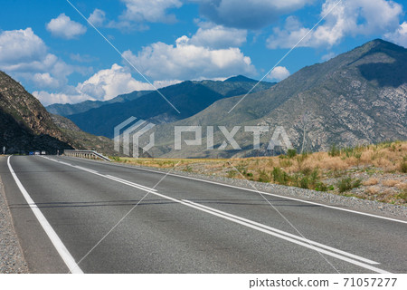 Chuysky trakt road in the Altai mountains. 71057277