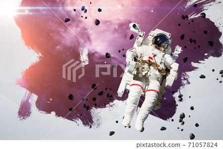 Astronaut in outer space 71057824