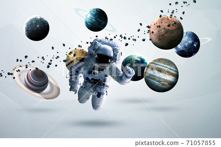 Space art. Elements of this image furnished by NASA. 71057855