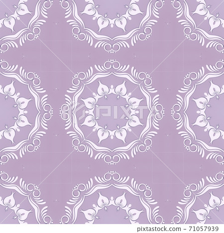 Purple vintage, retro design ornate, beauty floral pattern, texture 71057939
