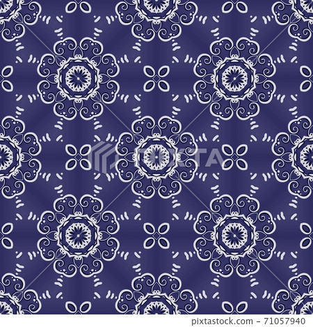 Purple vintage, retro design ornate, beauty floral pattern, texture 71057940