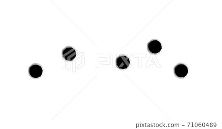 Bullet hole drip mark shoot. Shot impact gun, bullet hole hunshot vector stain on transparent. Bullet hole drip mark shoot. Shot impact gun, bullet hole hunshot vector stain on transparent. 71060489