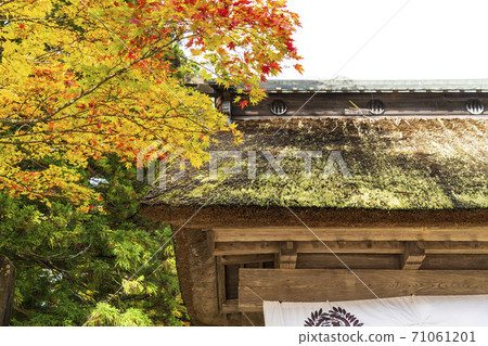 Autumn leaves at the site of Hanayama Village Kanyu Bansho in the Sendai Clan, Kurihara City, Miyagi Prefecture Autumn leaves at the site of Hanayama Village Kanyu Bansho in the Sendai Clan, Kurihara City, Miyagi Prefecture 71061201