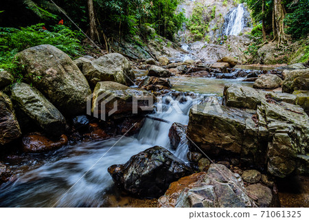 Landscape nature Forest Hill Waterfall. thailand doi inthanon. Travel nature. Travel relax. Siliphum Waterfall. Huai Toh waterfall at Krabi. travel nature, Travel relax, walking forest, Travel 71061325
